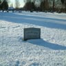 Marker and View of Crawford Cemetery